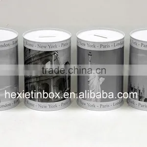 Best Popular Hot Selling Cylindrical Shape Money Box thumbnail-2