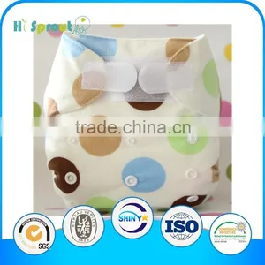 Baby Printed Hook & Loop Tapes Cloth Diapers for Baby Boutique thumbnail-1