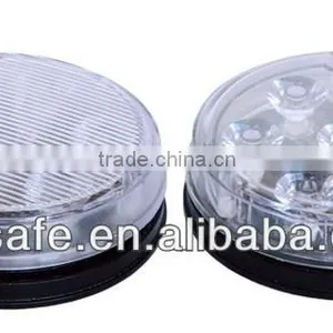 Police Led Warning Light, Aluminium Housing 12v Round Colored Strobe LTDG95 thumbnail-2