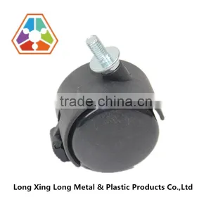 Platic Item 50*M8*15mm PA6 no Brake Plastic Caster /Wheel thumbnail-1