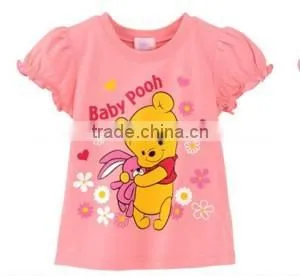Kid Clothes Kid Wear, Girls Clothes, Printed Cotton Girl T-shirt thumbnail-1