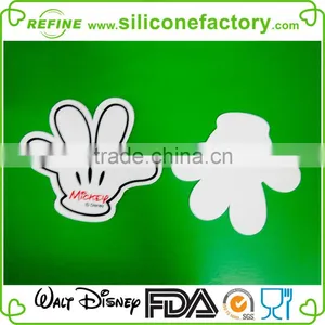 2015 Fashion Non-slip Palmate Shaped Silicone Cup Coaster thumbnail-1