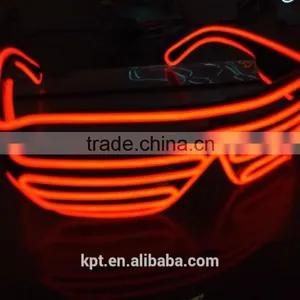 2016 Colorful Glowing EL Wire Glasses Manufacturer for Party thumbnail-2