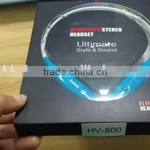 HV-800 Universal Wireless Bluetooth Music Headset A2DP Stereo Vibration Neckband Style Earphone Headphone For Cellphones thumbnail-5