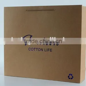 Custom High Quality Brown Kraft Paper Carrier Bags With Free Samples thumbnail-1