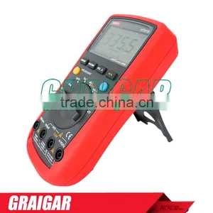 UNI-T UT61A Modern Digital Multimeter LCD Handheld Mini Multi Purpose Meter ac dc Volt Amp Ohm Capacitance Tester thumbnail-4