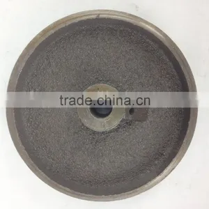 Good Quality Medium Duty Cast Iron Metal Fixed Caster Wheels thumbnail-4