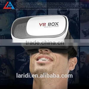 Head Mount Plastic VR BOX 2.0 Version VR Virtual Reality Google Cardboard 3d Glass Tile Game Movie for 3.5" - 6.0" Smart Phone thumbnail-1
