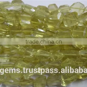 Lemon Quartz Nugget Faceted thumbnail-2