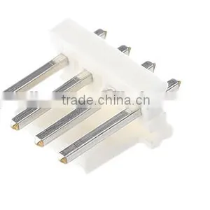 3.96mm Pitch Vertical PCB Mounting Orientation Wire to Board Plug Header Connector TE 4 Pin Connector Tyco 640445-4 Straight thumbnail-1