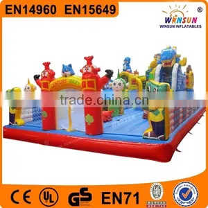 Best Selling Pvc Inflatable Sport Product Used Inflatable Bouncer Park thumbnail-3