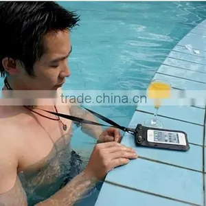 Guangdong Custom Fashion Pink and Black Smart Pvc Waterproof Bag for Mobile Phone With Arm Belt thumbnail-1