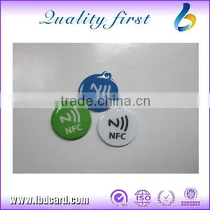 Hot Sale Competitive Price Low Cost RFID Gift Keychain, NFC Epoxy Tag China thumbnail-2
