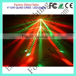 American DJ Zipper 4-Head Barrel Mirror Scanner 4pcs 10W RGBW 4IN1 LED Disco DJ Light thumbnail-6