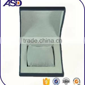 High-grade Cheap Blue Velvet Watch Box Custom Made Logo Printing Watch Boxes thumbnail-1