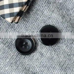 Dye Black 32L 24L Burnt Fancy Natural Corozo Nut Men's Suit Button in 4 Holes thumbnail-2