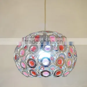 Crystal Ball Pendant Light Decorative Metal Pendant Hanging Lamp / Light thumbnail-1