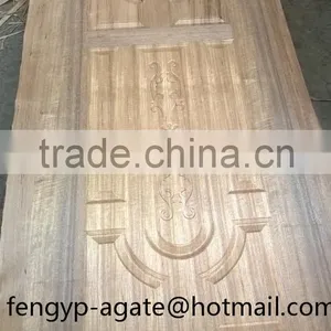 3mm Natural Teak Molded Door Skin Mdf thumbnail-1