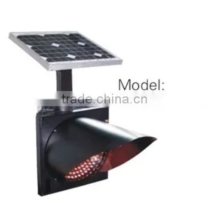 Long Lifetime Solar Flashing LED Traffic Light thumbnail-5