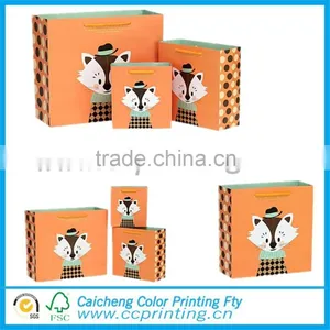Cute Paper Bag With Cartoon Printed for Gift Packing thumbnail-2