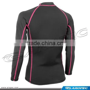 Magpie 1.5mm Neoprene/Lycra Long Sleeve Rash Guard, Lady thumbnail-2