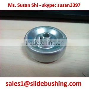POLYCARBONATE + BEARING ROLLER 38 x 12.5-13 x 6.2 x 25 Inside Shaft ID=6.2mm Pressed Steel Skate Wheel Quotation thumbnail-1
