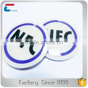 Passive NFC RFID Tag Customized Epoxy NFC Key Fob Passive Plastic Rfid Key Tag 180 Bytes Memory thumbnail-4