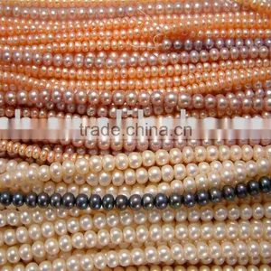 Colorful Natural Button Freshwater Pearl thumbnail-1