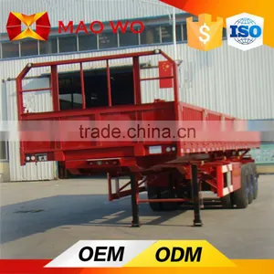 Manufacturer Gooseneck Type Side Wall Semi Trailer for Sale thumbnail-3