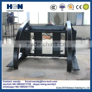 HCN BM06 Front End Loader Wood Hyraulic Grapple thumbnail-1