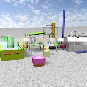 DAYI Good Stability Batch Type Used /Waste Plastic Pyrolysis Plant Convert Plastic To Furnace Oil thumbnail-3