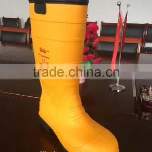 Classical Furing Lining Wellington Safety Boots Pvc Winter Work Boots thumbnail-2