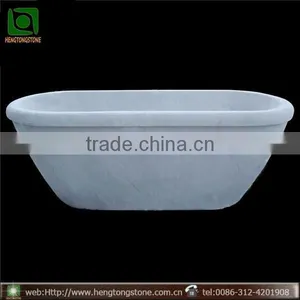 Oval Design Marble Freestanding Bathtub thumbnail-1