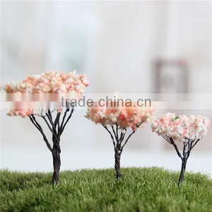 Moss Micro Landscape Ornaments Landscaping Plants Artificial Cherry Tree Crafts thumbnail-1