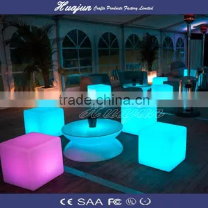 LED Light Seating Cube With Cushion thumbnail-2