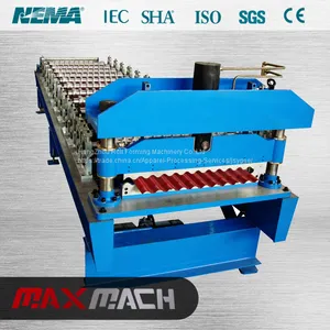 Corrugated Metal Roof Plate Roll Forming Machine thumbnail-1