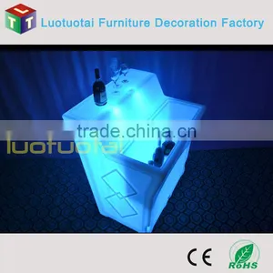 112CM High PE Plastic Illuminated Bar Corner Unit/LED Bar Counter /LED Bar/LED Illuminated Bar Hire LTT-BC05A thumbnail-5
