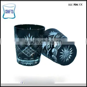 2017 Trendy Hand Cut to Clear Wine Glass Drinking Tumbler thumbnail-1