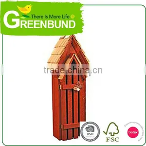 Bee Hive Metal Roof Insect House Wooden Hotel Wild Life Care thumbnail-2