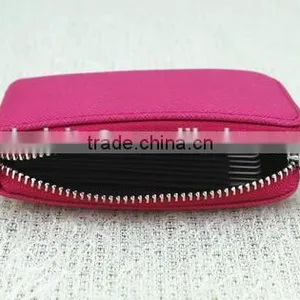 Cy278 Genuine Leather Women Card Holder Wallets Small High Quality Female Pillow Purse Fashion Organ Zipper Credit Card Coin Bag thumbnail-3