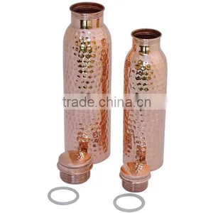 Handmade Pure Copper Design Water Bottle 600 and 900 ml thumbnail-4
