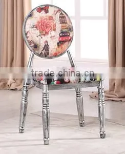 Quality European Antique Metal Restaurant Dining Chair QL-T853 thumbnail-2