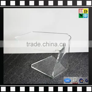New Shape Acrylic Plexi High Transperant Acrylic Lamp Table/vanity Clear End Table/fancy Coffee Table Wholesale Price From China thumbnail-2