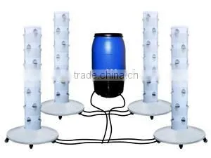 Group Hydroponics Tower Gardern Growing System With Standing Water Tank thumbnail-1