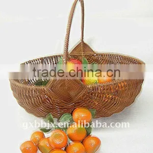 Egg Shaped Awn Woven Iron Frame Storage Pasta Basket thumbnail-1
