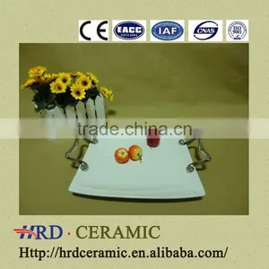 New Fashion Stock Ceramic Sauce Plate With Handle thumbnail-1