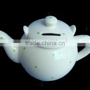 White Ceramic Teapot thumbnail-1