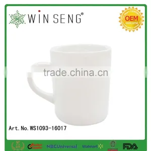 White Porcelain Common Shape Mug thumbnail-1