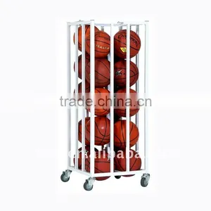 S6242 Vertical Basket Ball Wall Cage for 20 Balls thumbnail-1