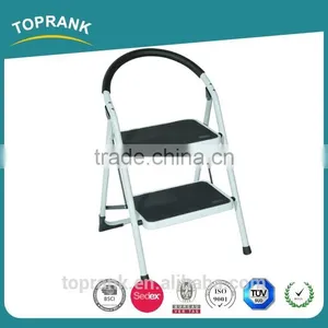 STEEL 2 STEP LADDER KITCHEN STOOL thumbnail-1